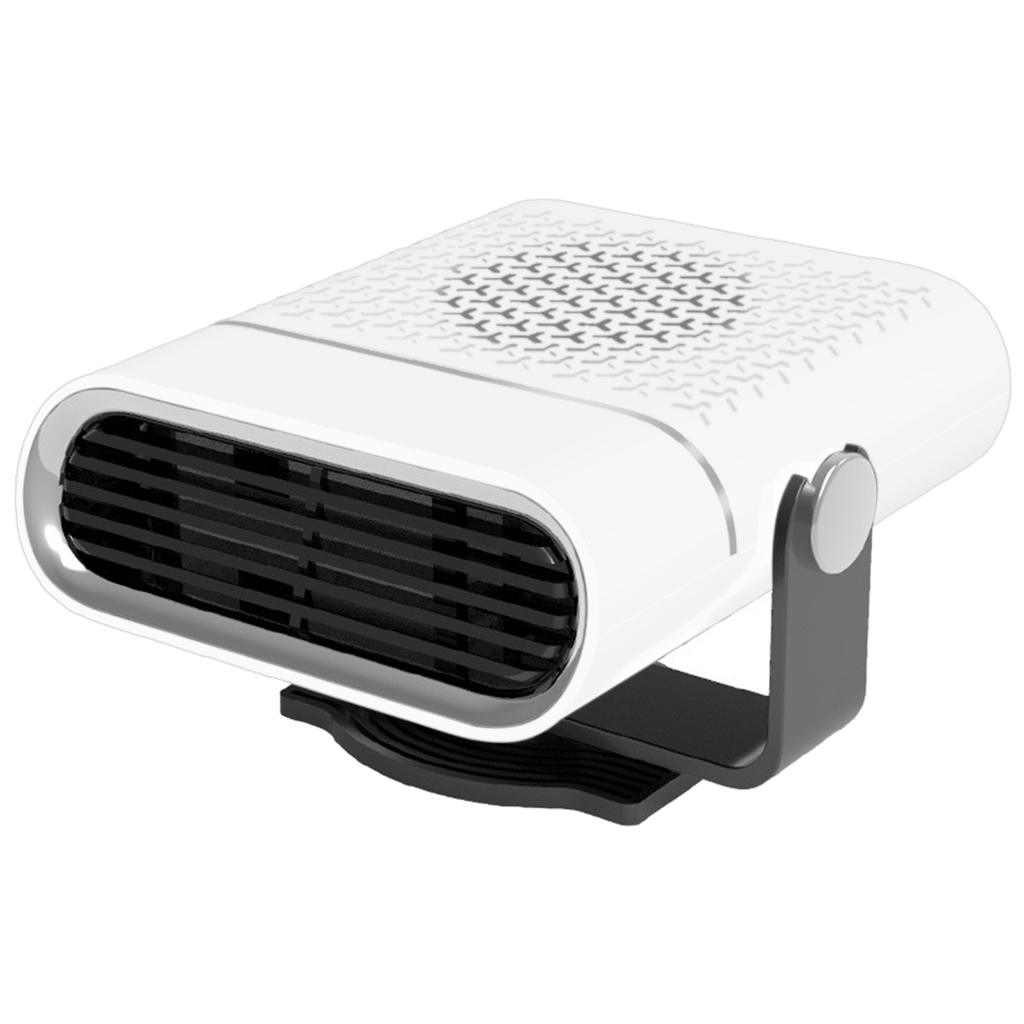 2 in 1 Car Heater Fast Heating Plug in Cigarette Lighter with Heating Cooling Modes Automobile Windscreen Fan Defogger Fan