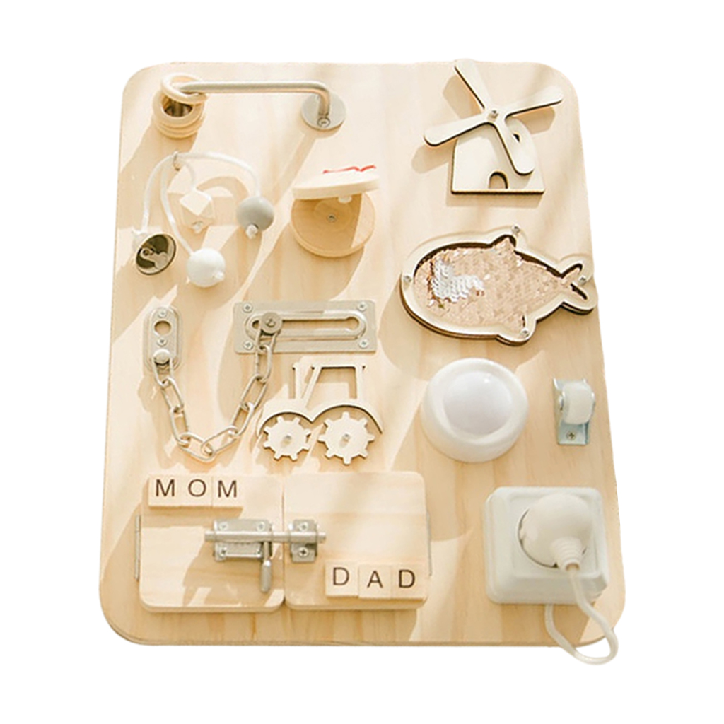 Busy Board Sensory Board Game Intelligence Development Preschool Educational