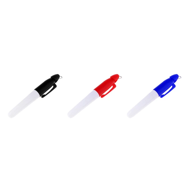 The Mini Permanent Marker Pen with Golf Keychains Clips The Fine Tip for  The Golfer Golf Training Accessories Marker Pens Alignm