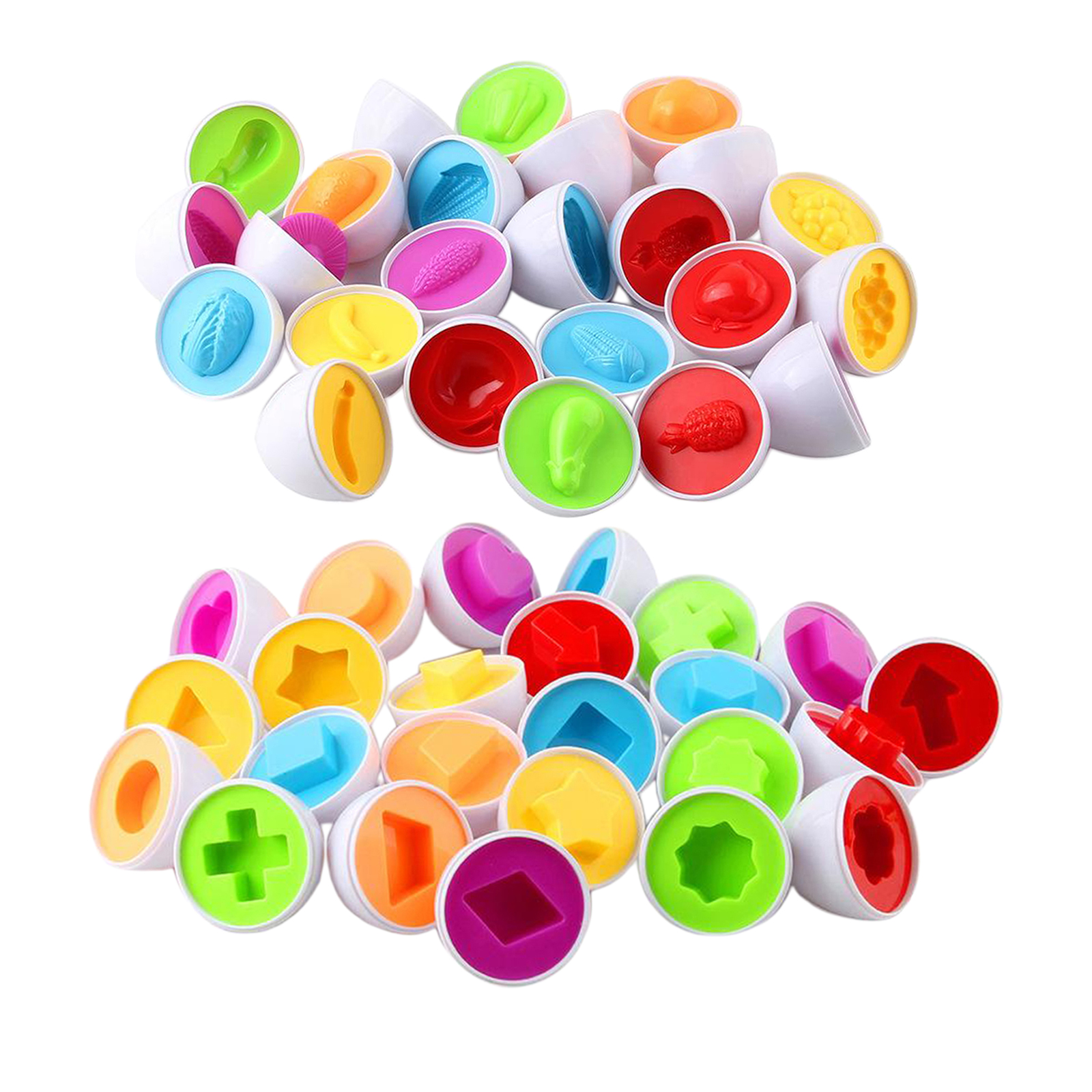 12pcs/set Matching Eggs Shape Sorting & Color Recoginition   Toys