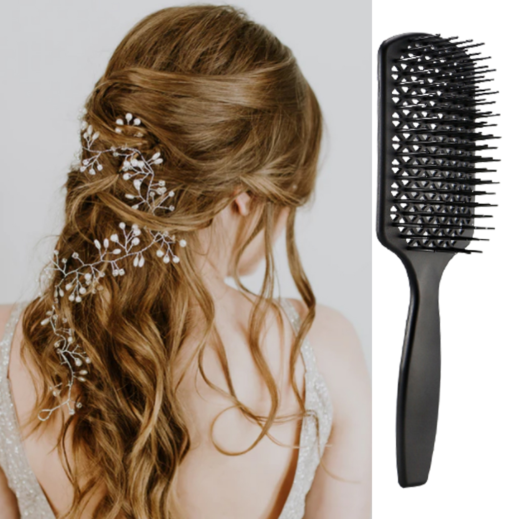 Professional Hair Brush Hair Brush Vented Styling Hairbrush Barber Quick Blow for Hair Wet Men Kids