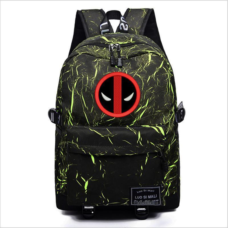 Genuine Disney Marvel Backpack Spiderman Captain America Capacity Backpack Travel Bag Men&Women Laptop Bag Mochila Escolar