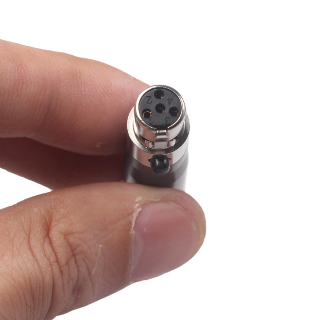 XLR 3pin Male to XLR 4pin Female Plug Audio Adapter Microphone Mic DSLR