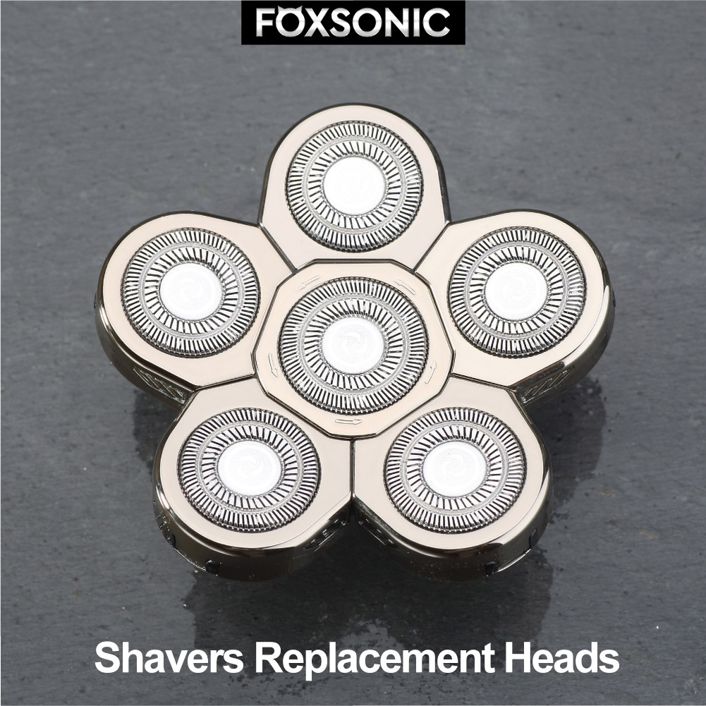 Best of FOXSONIC 2021 New Style Electric Shaver Replacement Heads 6 Floating Replacement Blades Head Shaver For Men Reviews & Tips