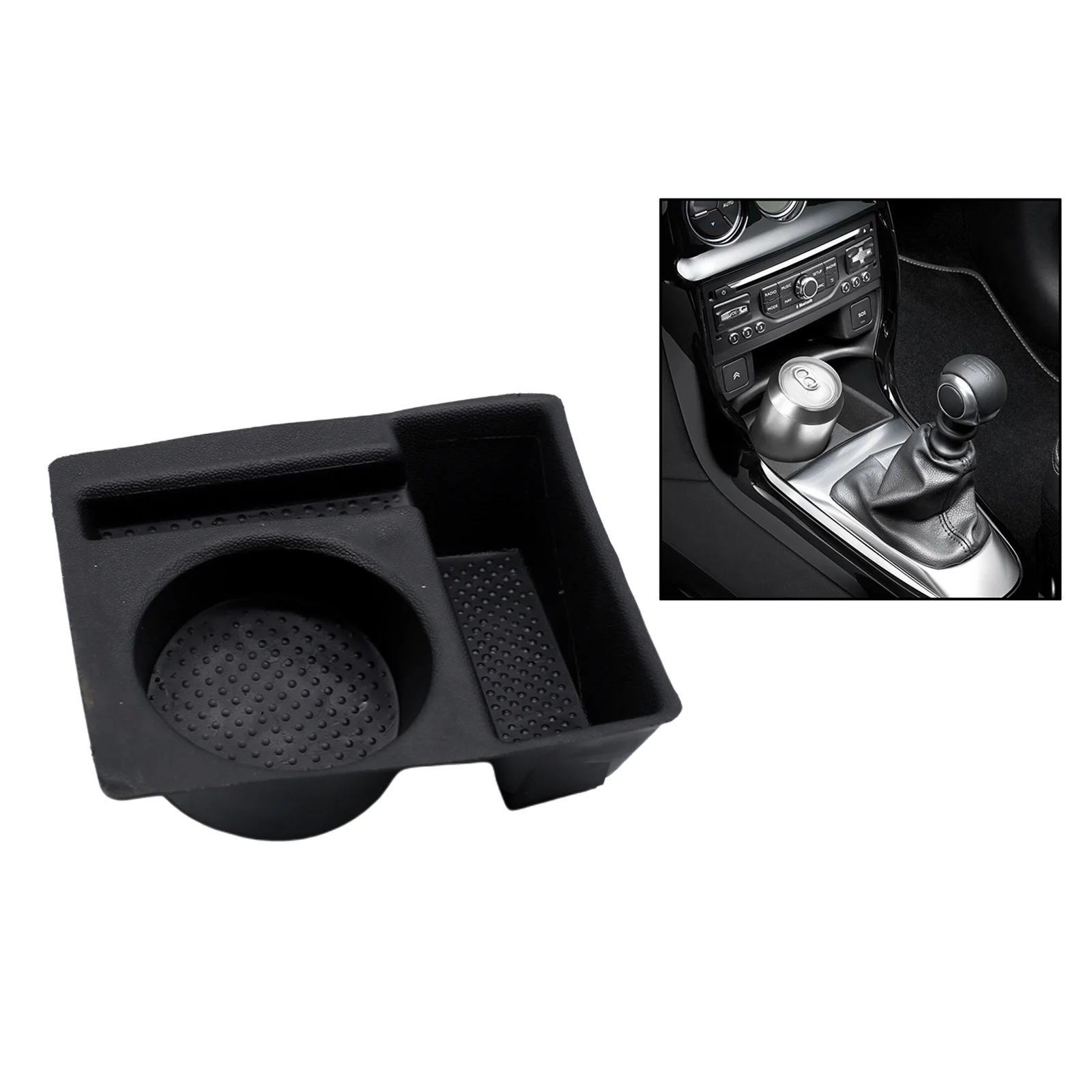9425E4 Cup Holder Vehicle Tray Organizer Replace Fits Citroen DS3 Beverage