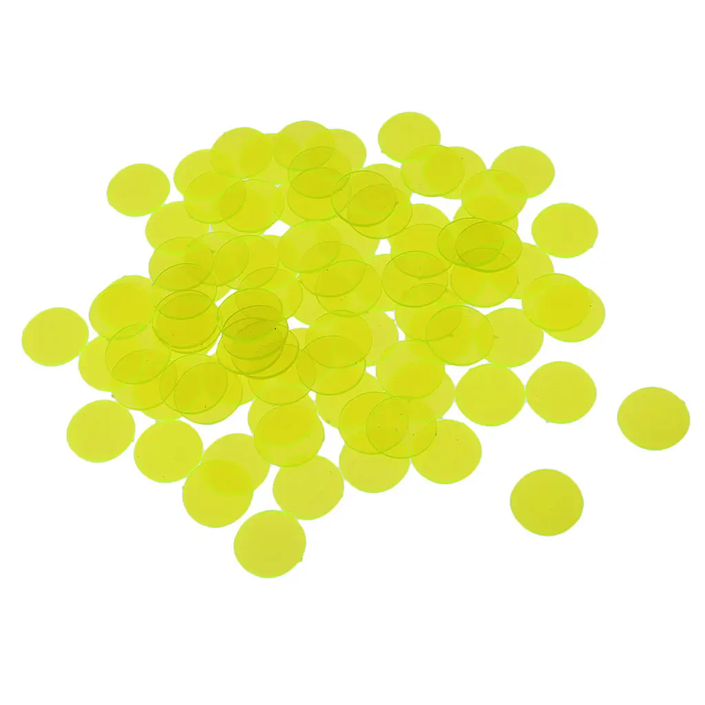 500 Pieces Transparent Plastic Counters  for Kindergarten Preschool Toys