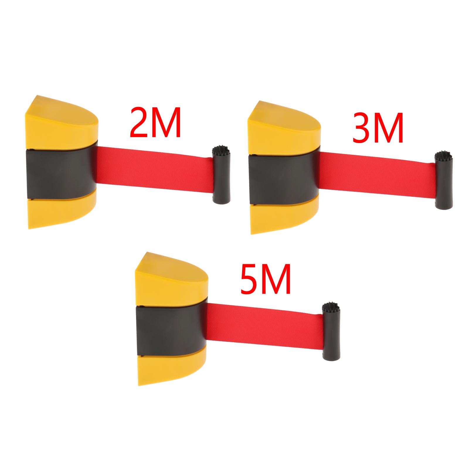 Fita retrátil para controle de multidão, parede,