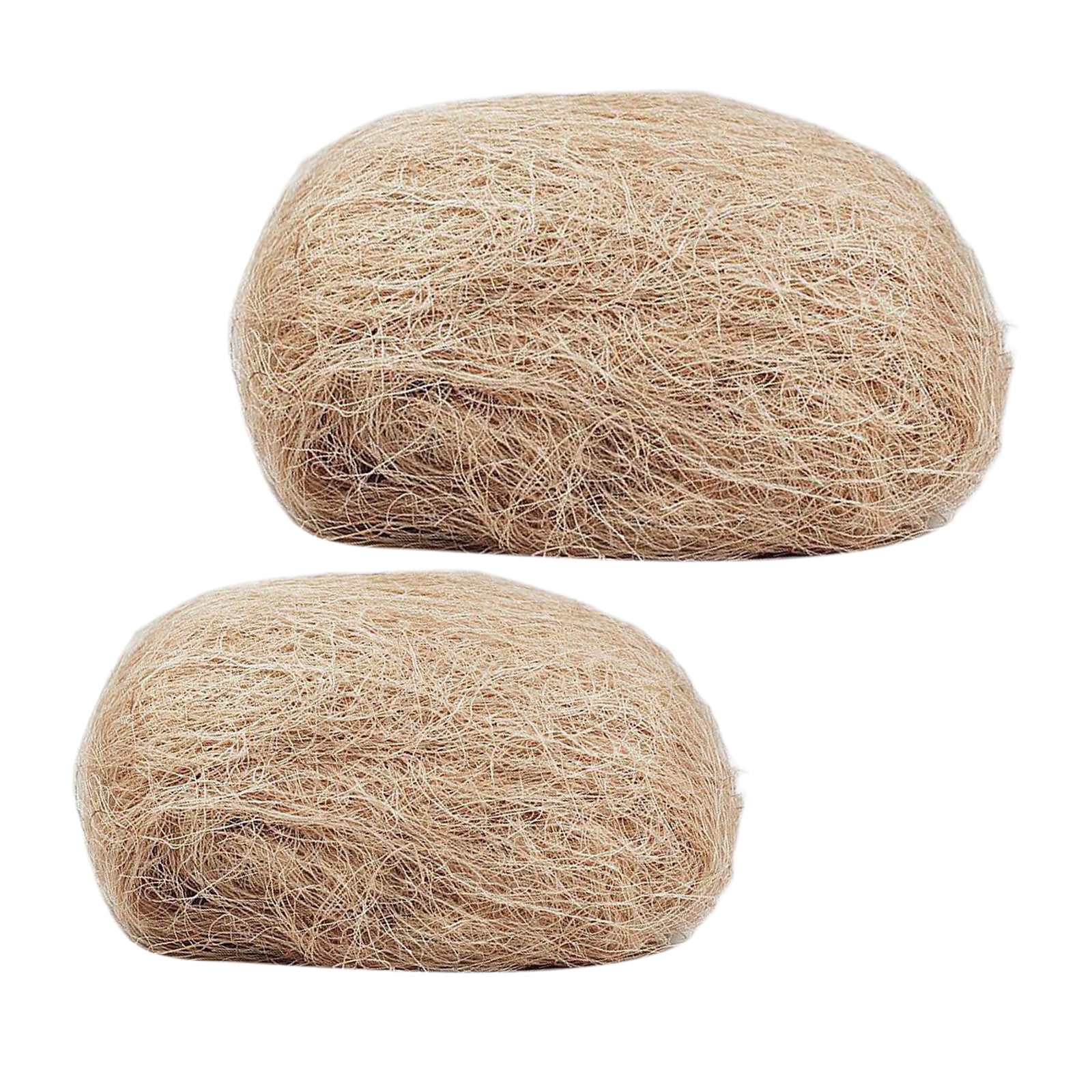 Natural jute silk outdoor fire kindling drilling wood flint tinder oil silk sucker bird nest handmade cage outdoor indoor