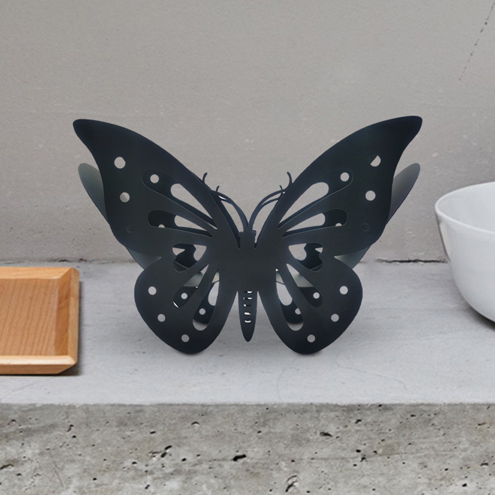 Novelty Black Animal Toilet Paper Roll Holder Toilet Tissue Stand Figure