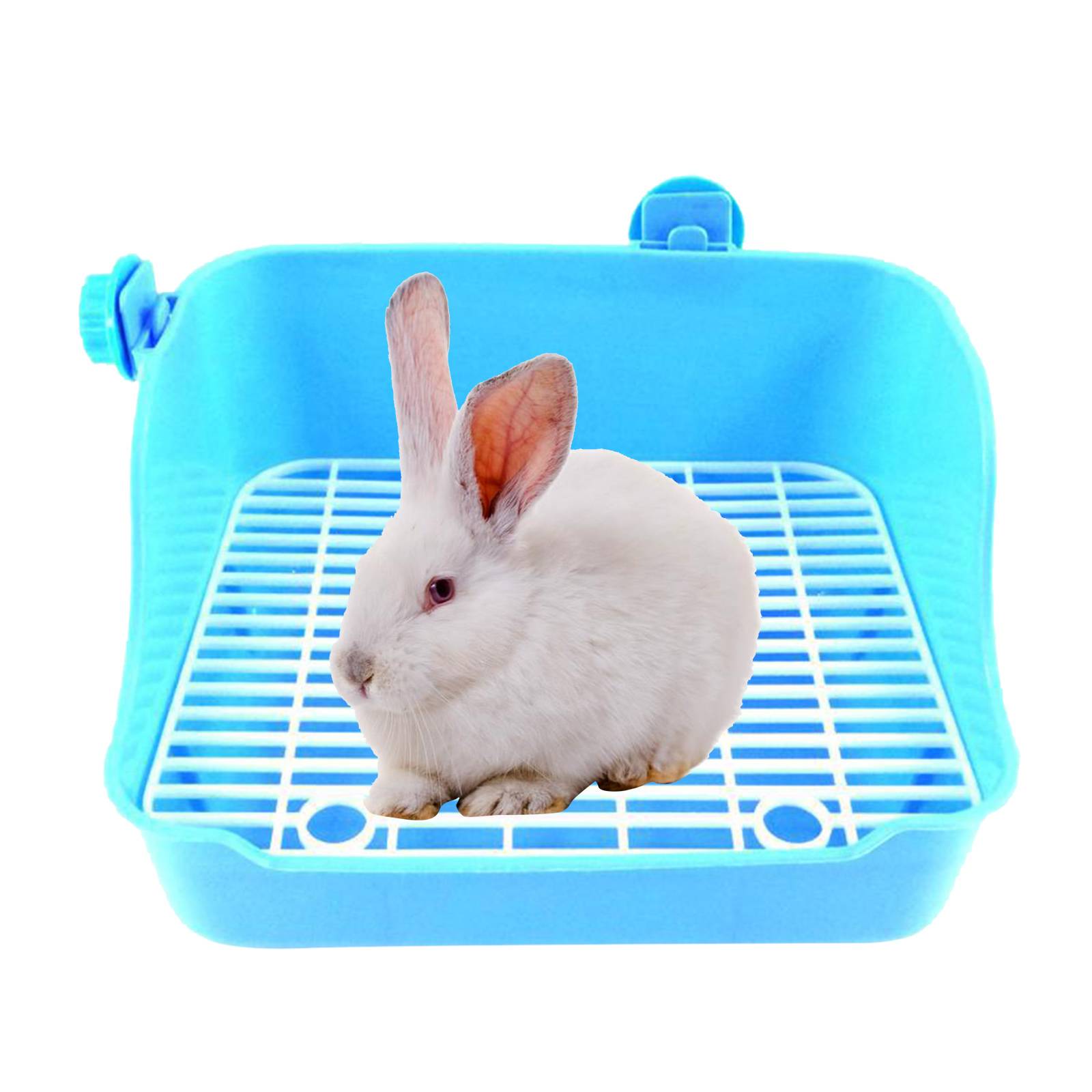 Rabbit Litter Box Corner Toilet Cage Box Potty Pet Pan for Ferret Chinchilla