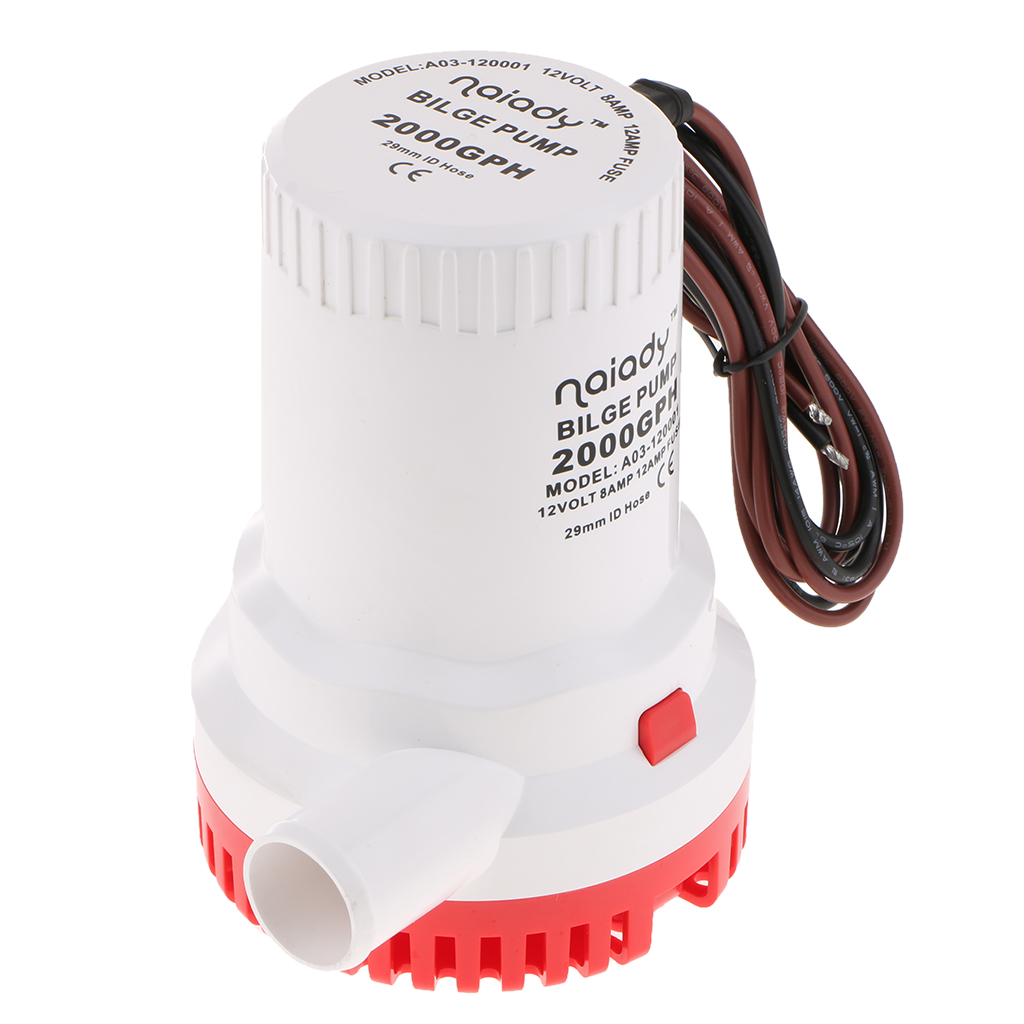 1 Piece Bilge Pump Electric Bilge Pump for Fishing Boats, Cruisers,