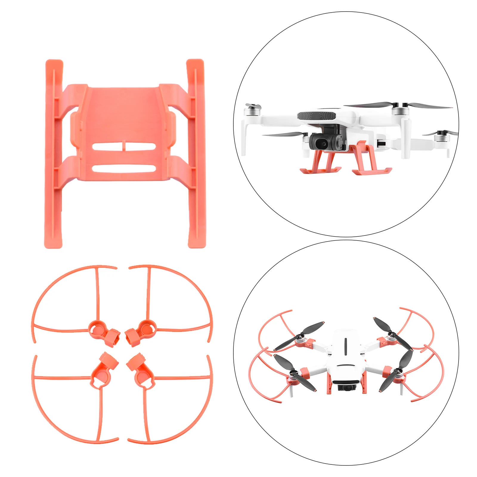 Landing Gear Kit For xiaomi FIMI X8 MINI Drone Height Extender Skid Support Accessories Shock Absorption Protector Guard Stand 