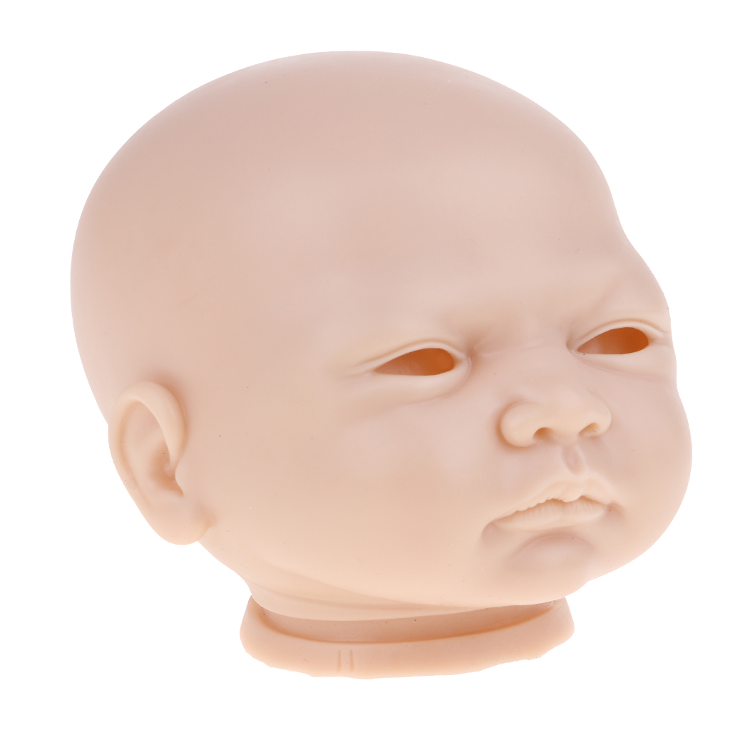 20inch Reborn Head Sculpt Newborn Awake Baby Doll Head Mold Unpainted #h