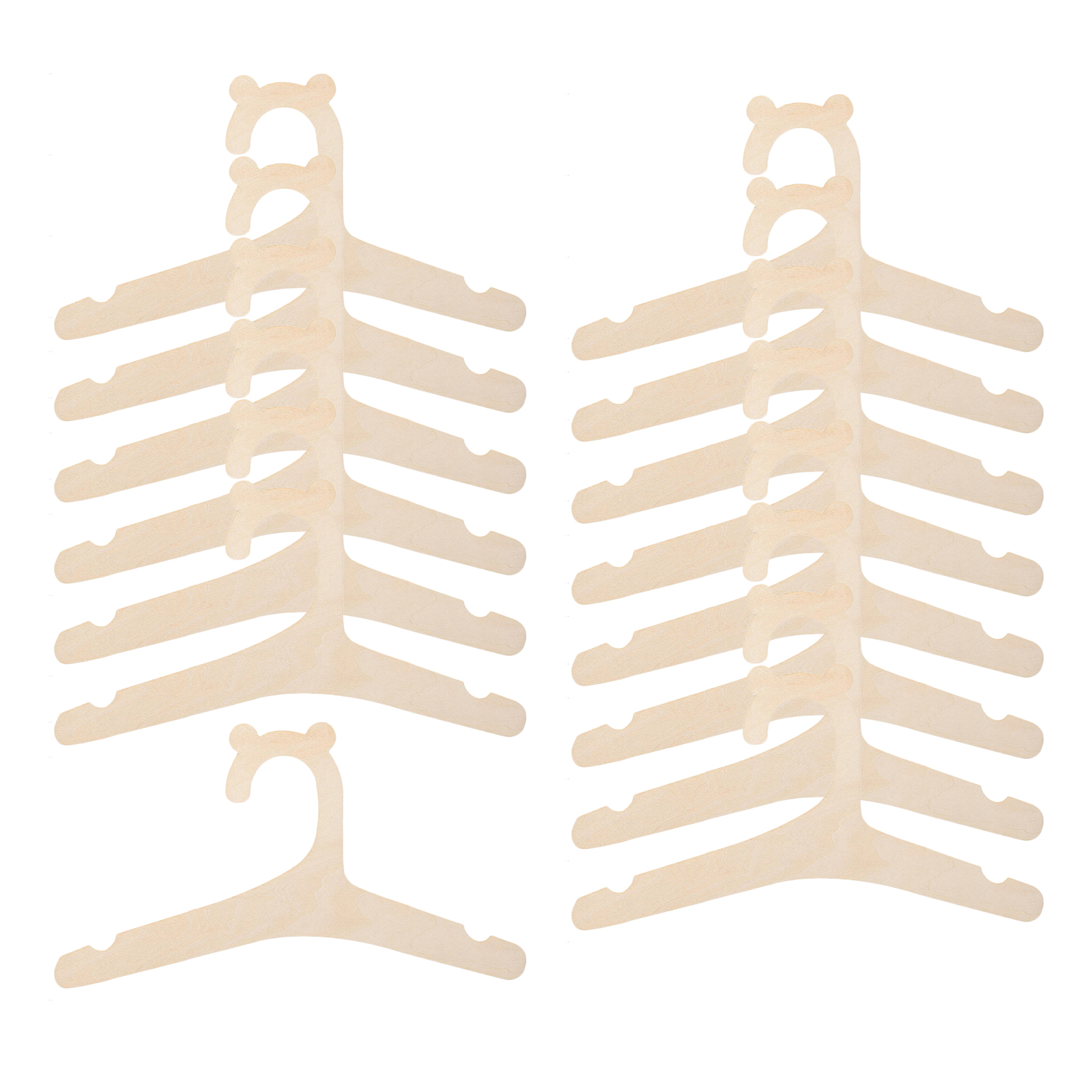 10Pcs/5Pcs Baby Clothes Hangers Shirt Towel Clothing Hanging Racks for Cabinet Decor