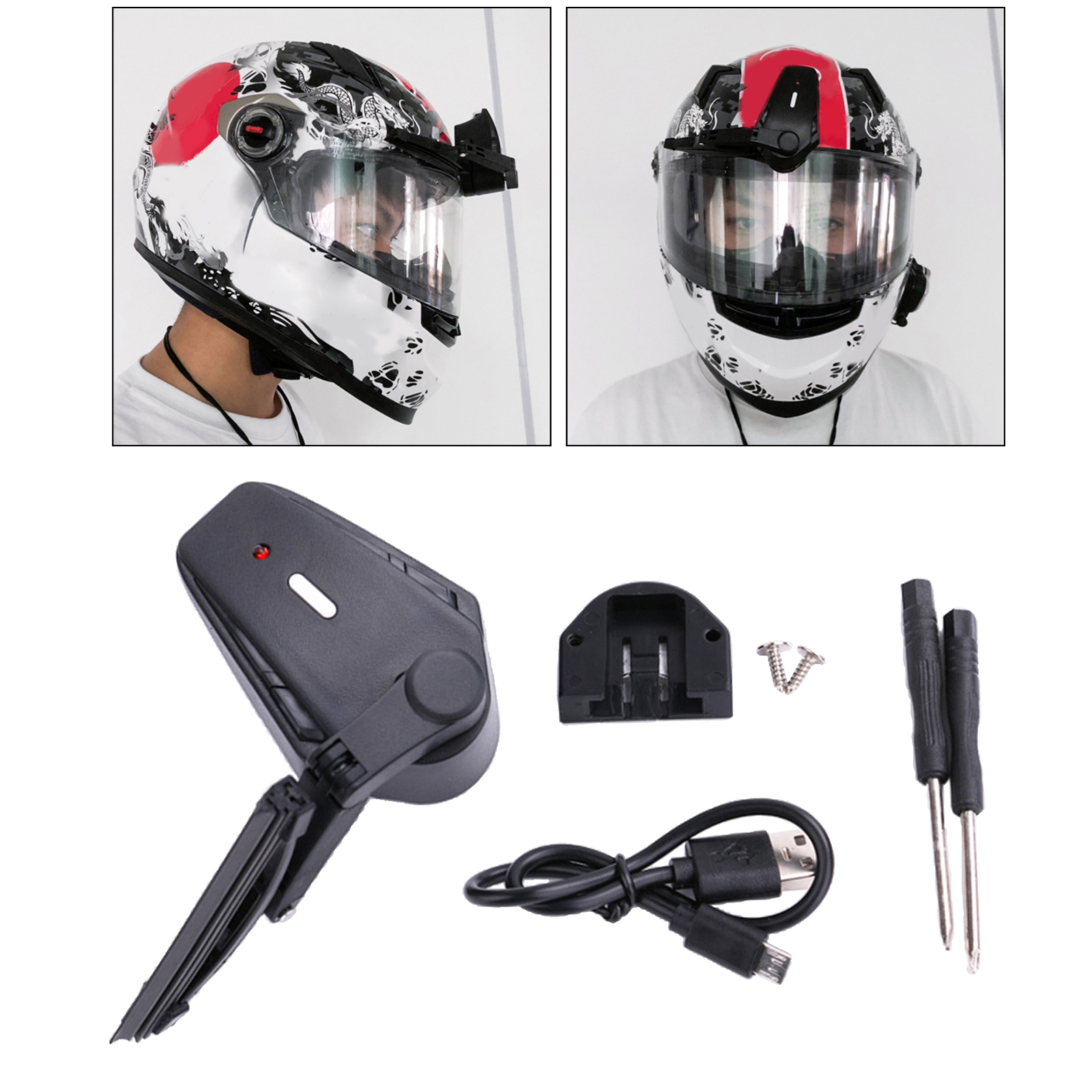 finger wiper for helmet visor