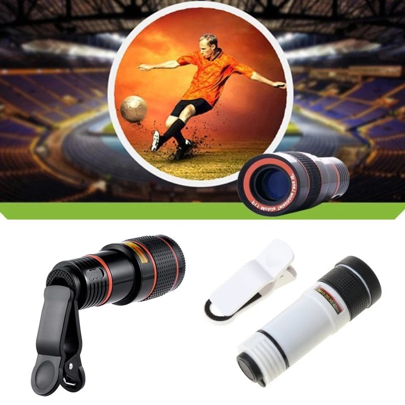 mobile lens 18x Cell Phone Camera Lens Kit,Universal 12X Clip-On Telephoto Telescope Camera Mobile Phone Zoom lens for most Smartphone sony lens for mobile