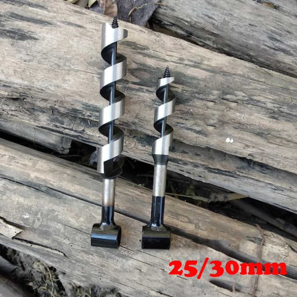 Manual Survival Drill Bit,  Eye Wood Auger Drill Bit, Woodworking, Bushcraft,