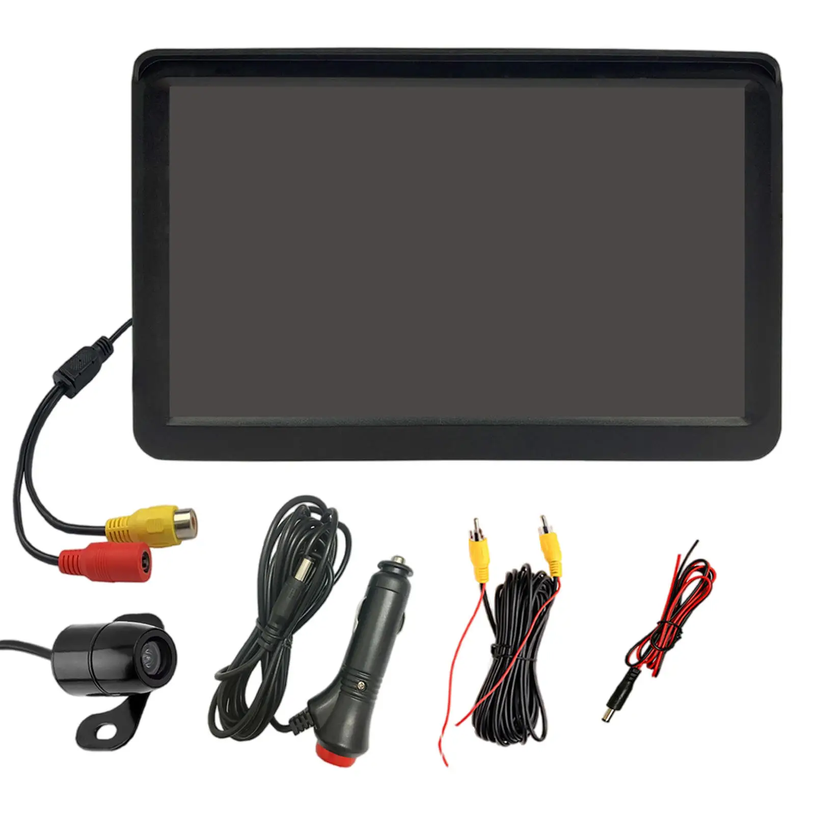 Rear View Car Monitor LCD 7 in 170 Viewing Angle 12V HD Lens Reverse Camera Kit for Parking Vehicles Truck Park Assist