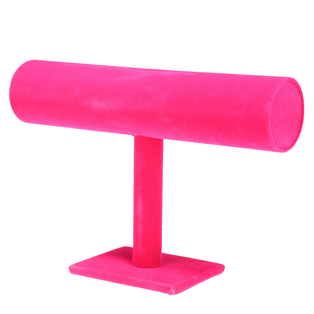 Bracelet Holder Jewelry Showcase Necklace Display Storage Watch Stand Bangle Organizer for Home Organization & Show, 6 Colors