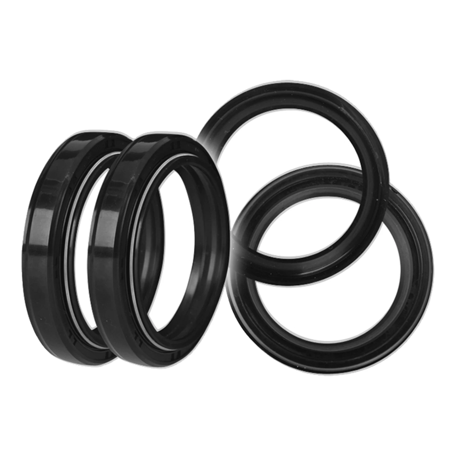 Motorcycles Fork Damper Shock Absorber Oil Seal and Dust Seal Set 39x52x11mm for 3XV R1 Kawasaki BMW 250 52X39-11