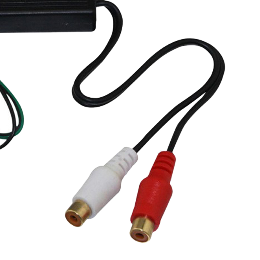 Car Audio Stereo Speaker Wire to Rca Adapter Line Out High to Low Converter