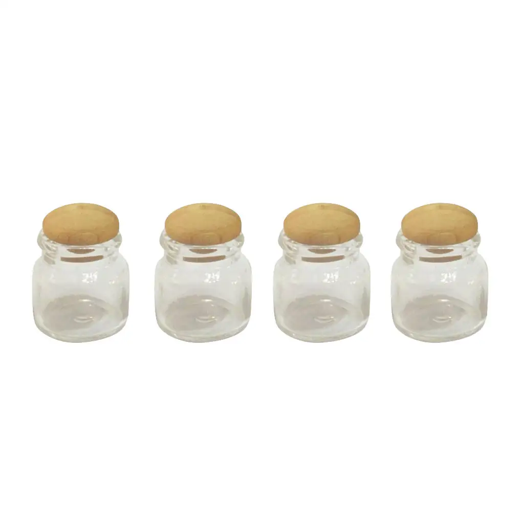 Dolls House Miniature 12th scale Glass Storage Jar with cork top 