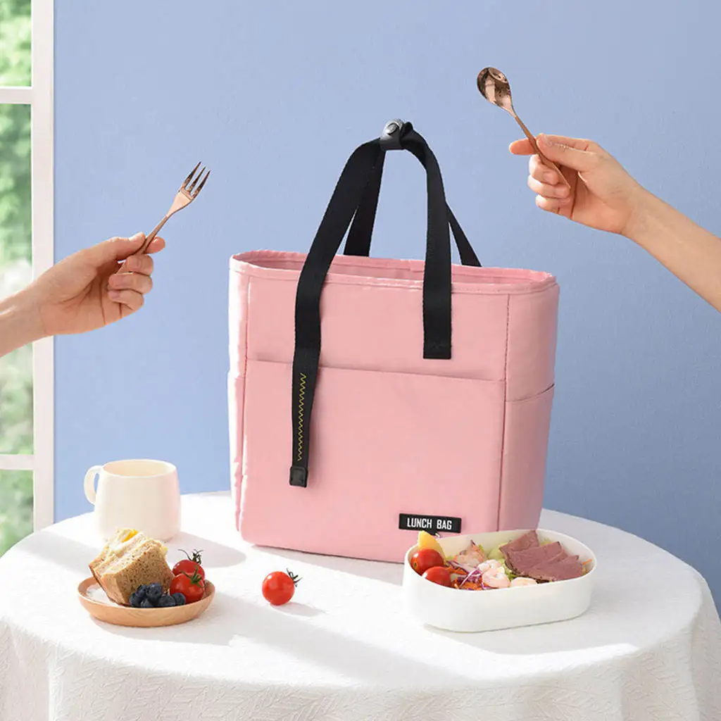 Functional Cooler Lunch Box Portable Insulated Lunch Bag Thermal Food Picnic Lunch Bags For Women Kids