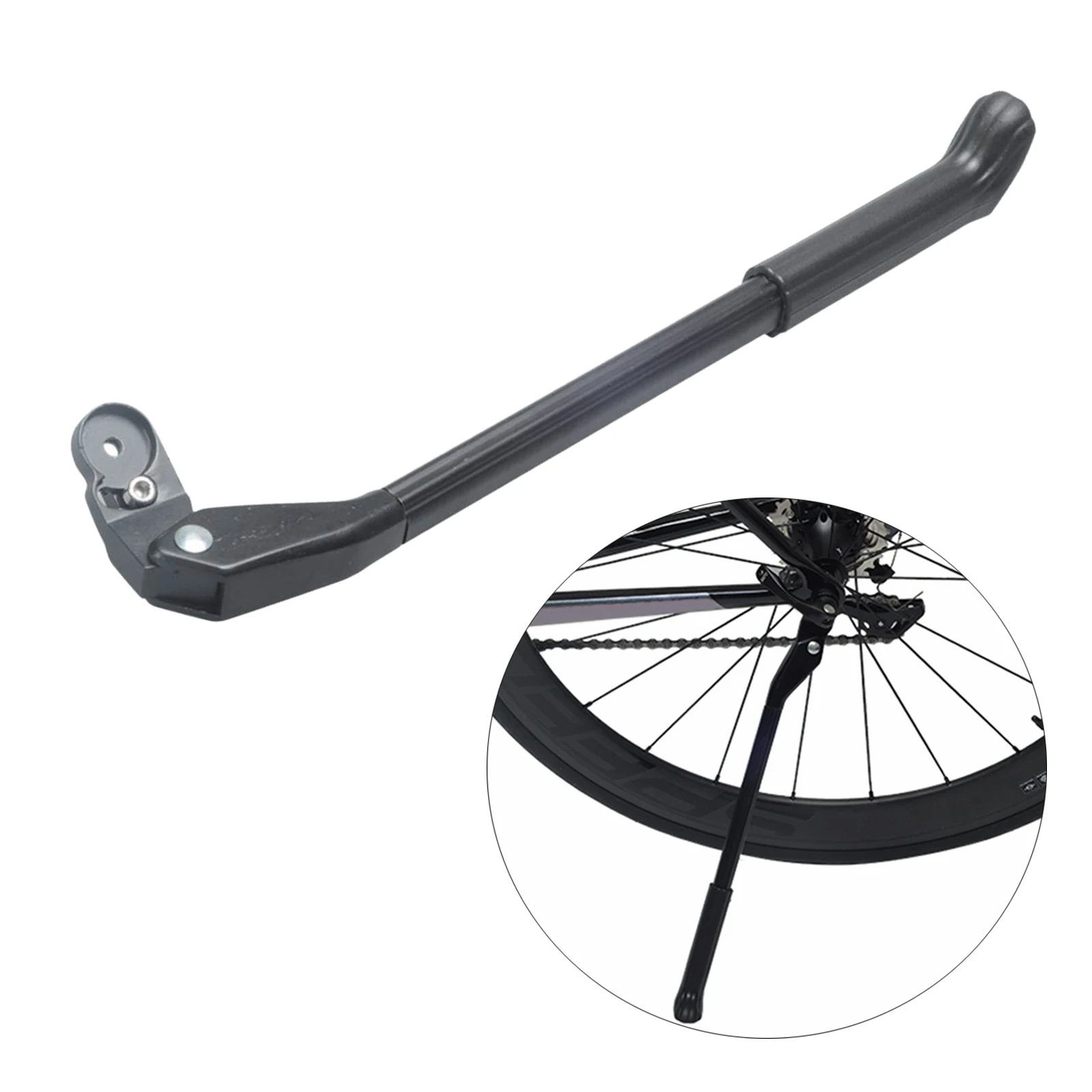 Bicycle Kickstand MTB Road Bicycle Parking Rack Adjustable Alloy Bike Support Side Kick Stand Foot