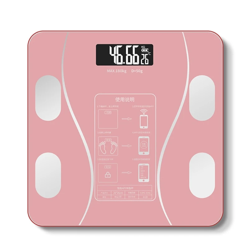 de medição de peso corporal, gordura corporal, imc, água, bmr, músculo a0kf