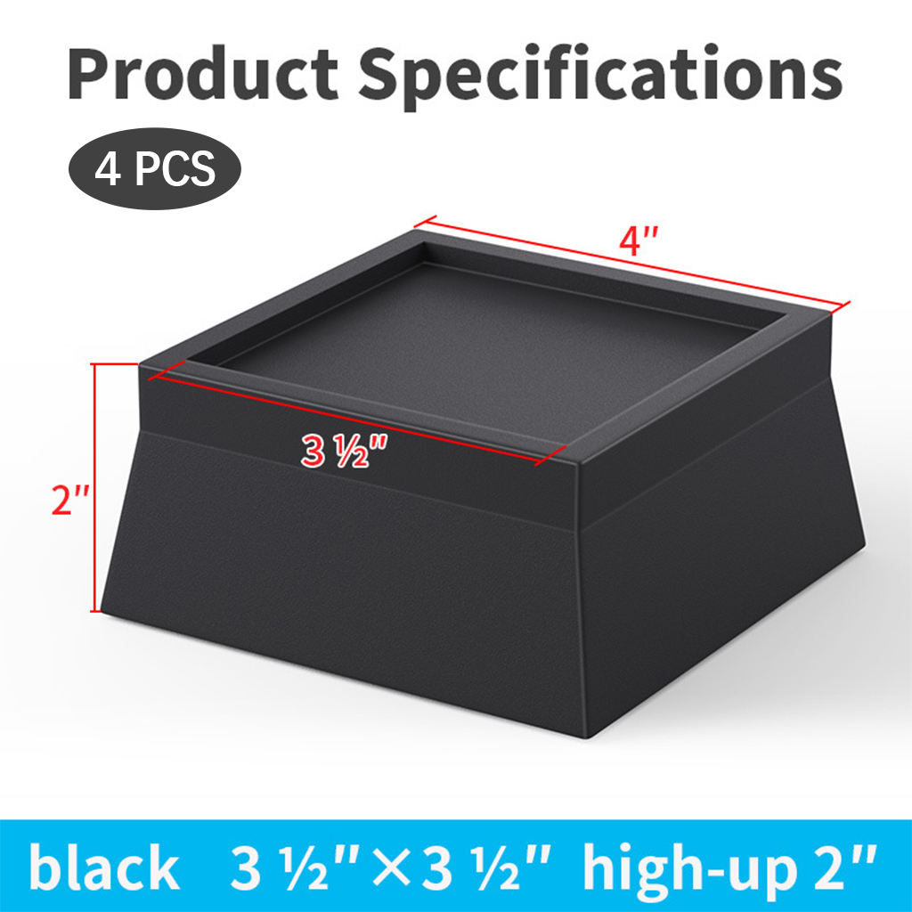 Bed Leg Pads Durable Elevated Strong Bearing for Home Furniture Office Desk