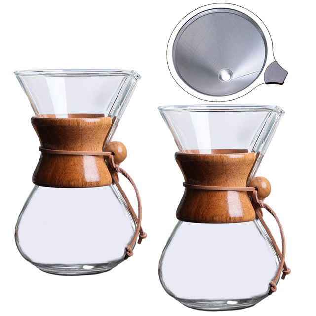 Glass Carafe Pour Over 600ml