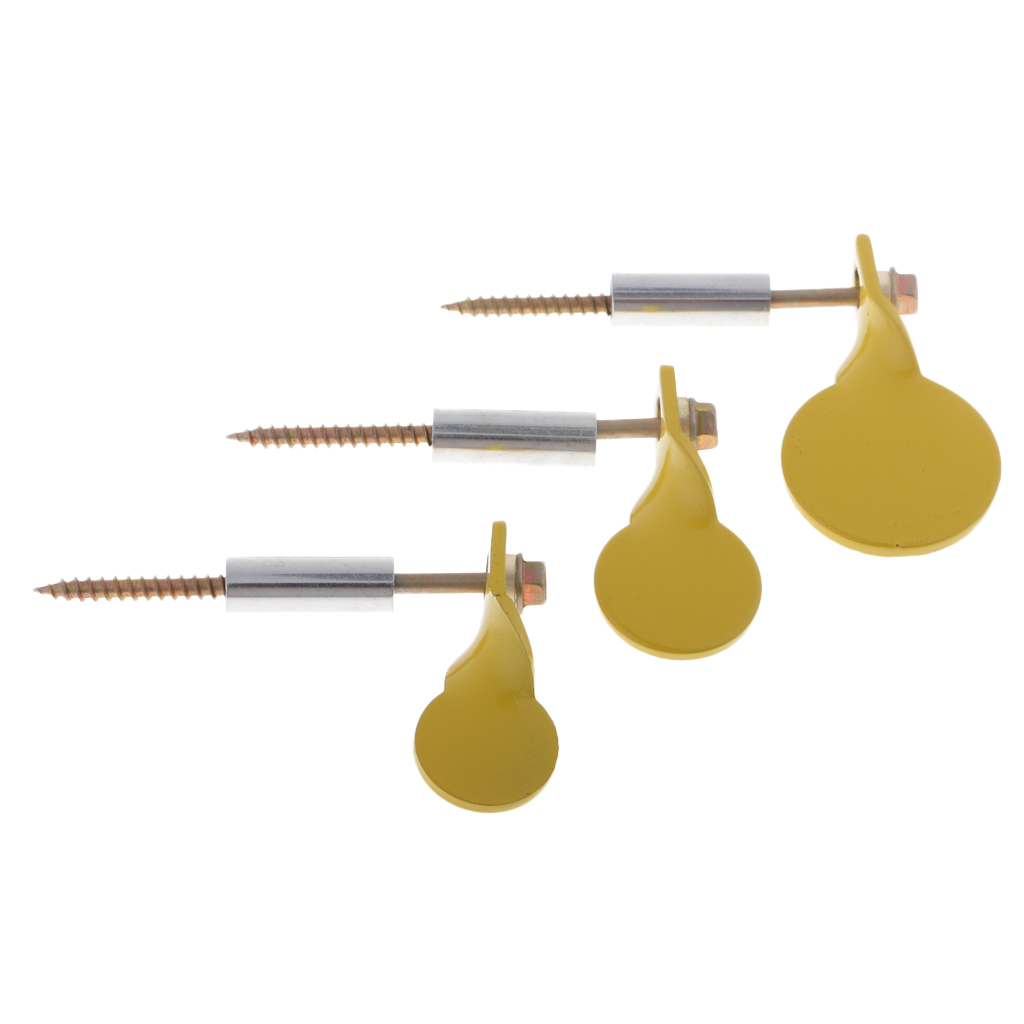 3pcs Metal Shooting Target Spinner Plinking Target for Practice, 3 Sizes