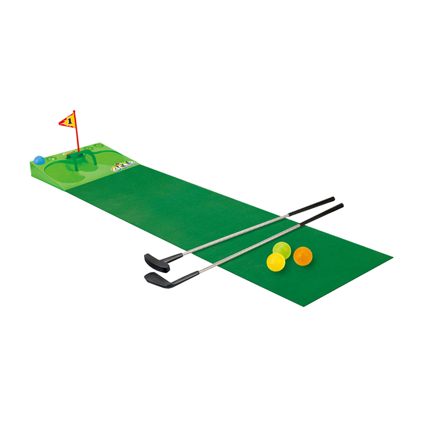 Golf Practice Set Family Plastic Muti-Function Gift Portable Simulation Toy Games Mini Exercise Table for Outdoor Office Kids