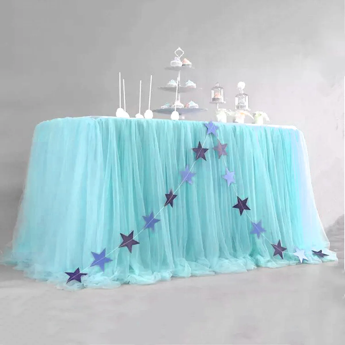 Details about   39'' Thanksgiving Tulle Table Skirt Tableware Cover Wedding Birthday Party Decor 