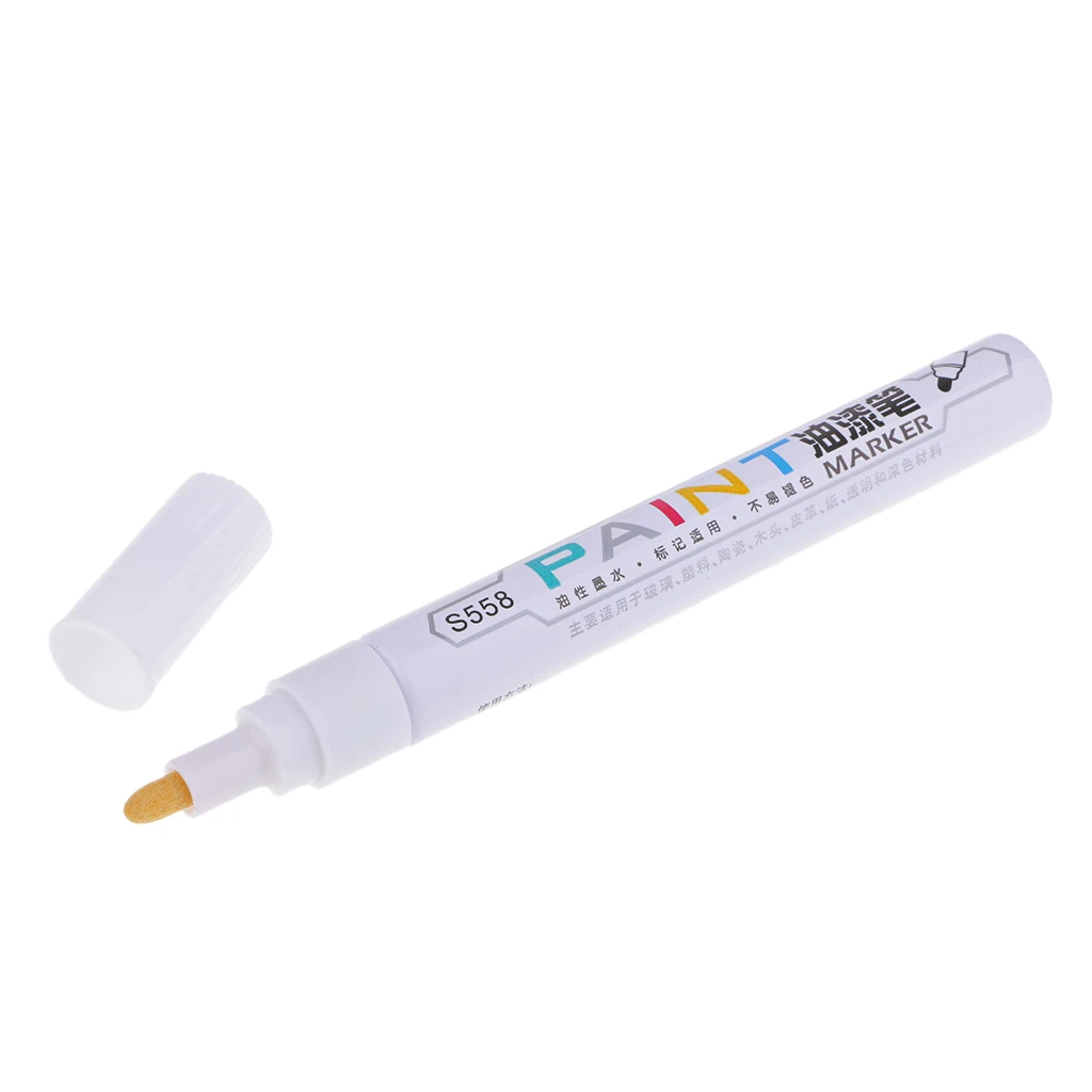 Paint Markers - Permanent Oil-Based Paint Pens for Any Surface - Fabric, Glass, Plastic or Wood, Metal, Rock, Rubber, Glass