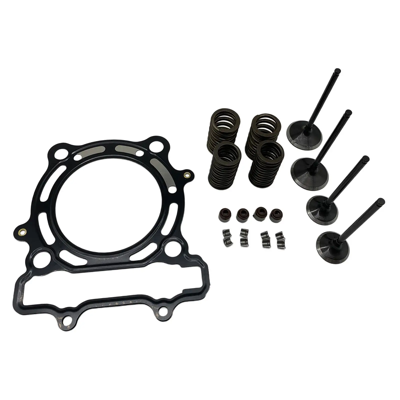 Cylinder Head Valve Gasket Kit/ Fit for Kawasaki KX250F /Black/ Motorcycle Engine Parts