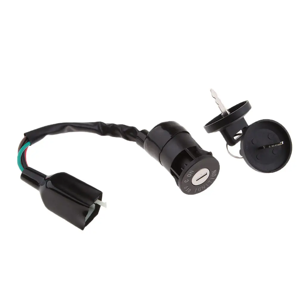 Motorcycle Replacement Ignition Key Switch W/ Keys for Polaris Sportsman 90 (01-14)