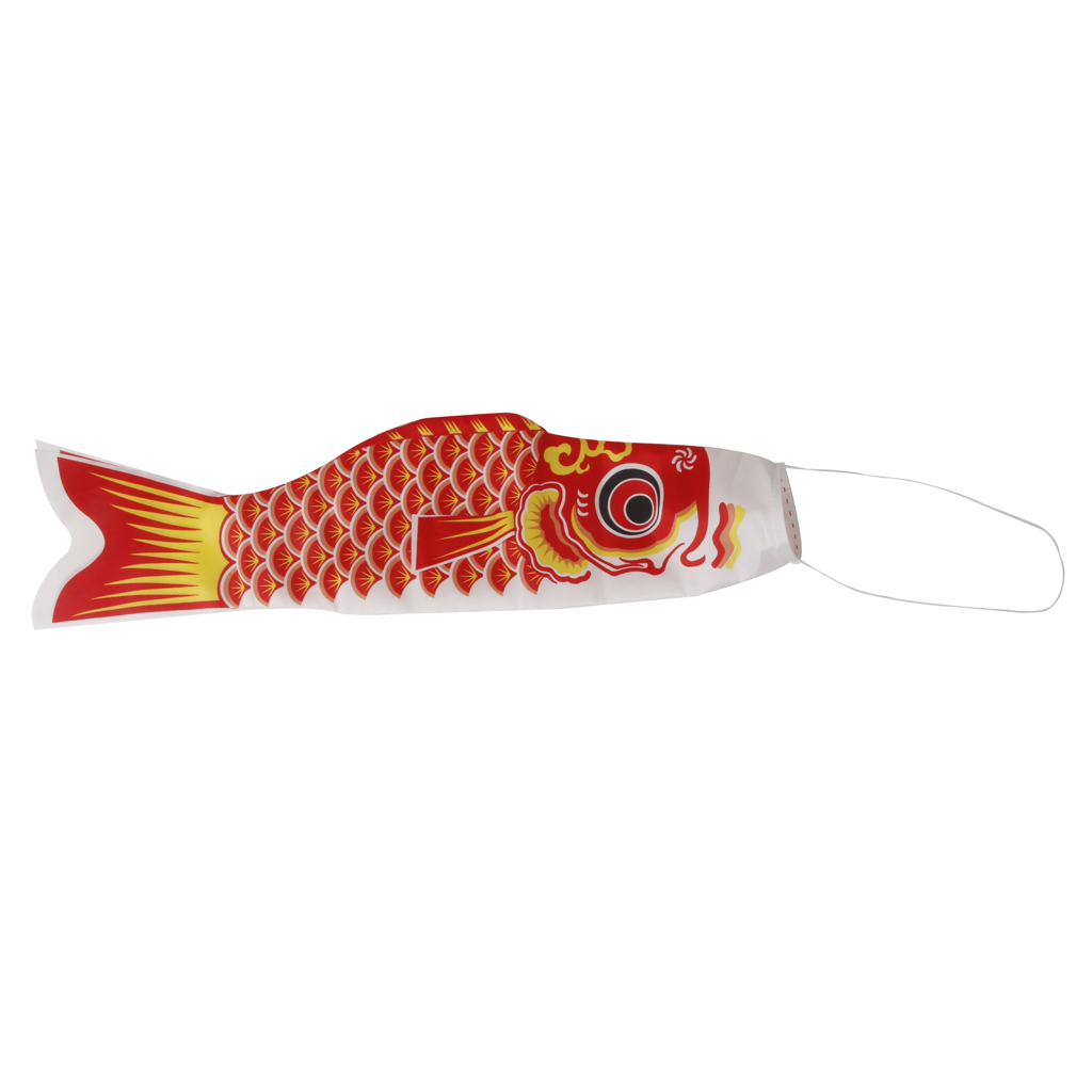 40cm Japanese Carp Windsock Fish Flag Kite Nobori Koinobori Garden Hanging Decor