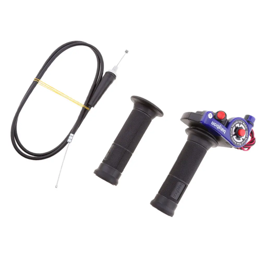 Motorcycle Quick Action Twist Throttle With 43 Inch Cable Black 125 140 150cc Pit Bike