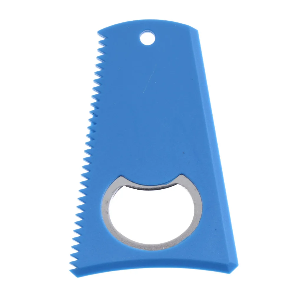 Hot New 8cm Surfboard Wax Comb with Bottle Opener for Kite Wake Board Longboard Surf Board Wax Remover