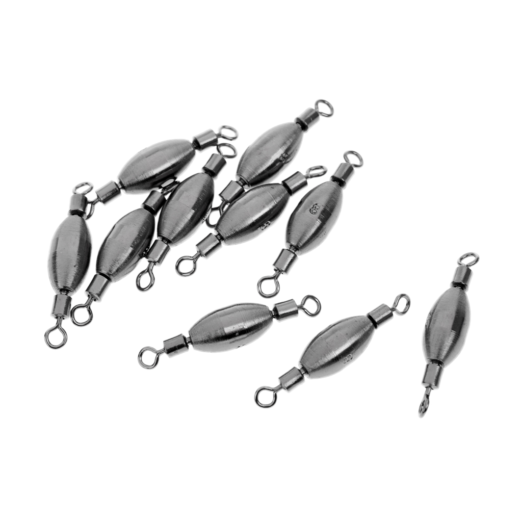 20pcs, Quick Sinker Fishing Swivels Fishing Rig Accessories Tackle 0.5/0.3
