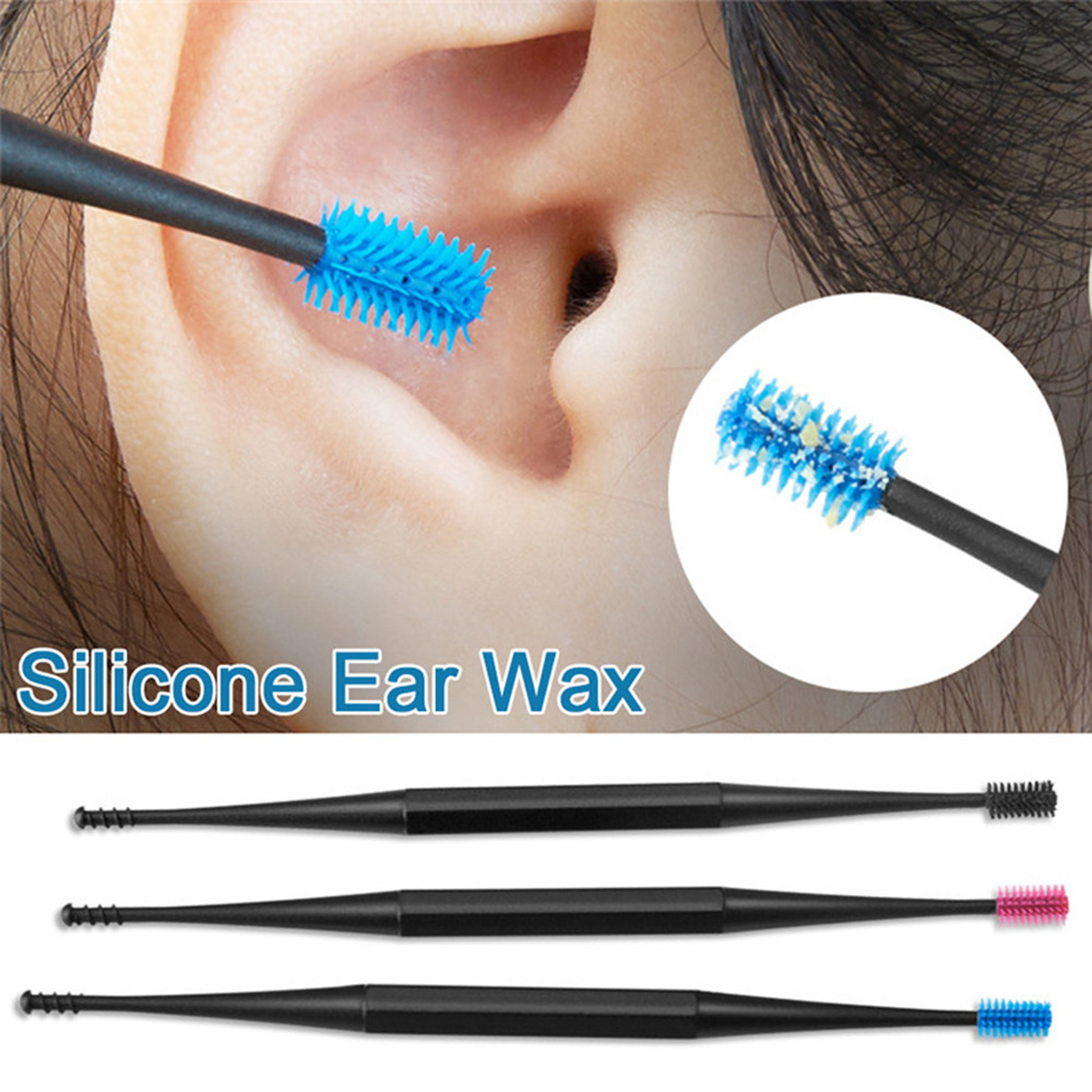 Best of 1PC Soft Silicone Ear Pick Double-ended Earpick Ear Wax Curette Remover Ear Cleaner Spoon Spiral Ear Clean Tool Spiral Design Reviews & Tips