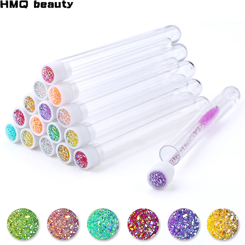 Best of Reusable Eyebrow Brush Tube Disposable Eyelash Brush Eyebrow Brush Replaceable Dust-proof Sparkling Broken Diamond Makeup Brush Reviews & Tips