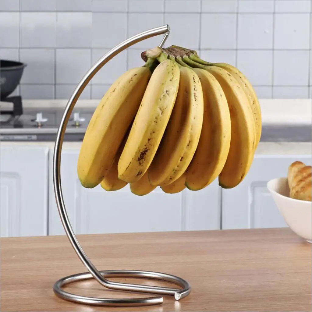 Banana Holder, Banana Stand, Fruit Storage Holder Made of Stainless Steel