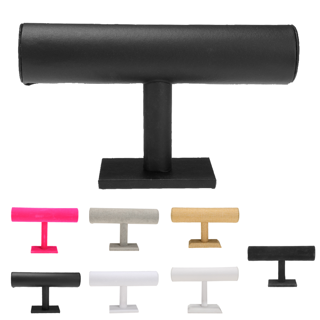 T-bar Jewelry Bracelet Necklace Watch Display Stand Holder Shelf /Women Gift