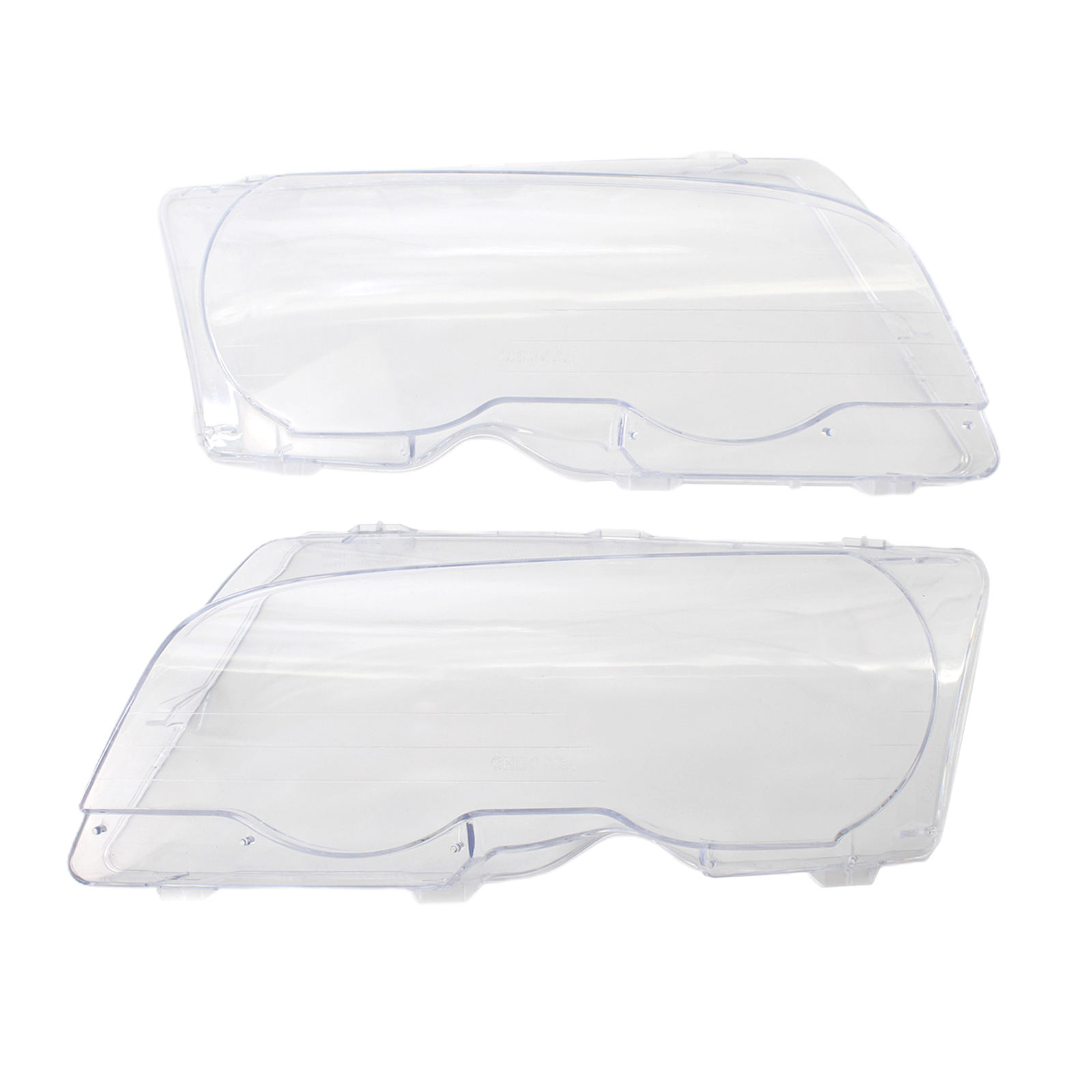 Left & Right Headlight Lens Cover fits for BMW 3 E46 2-Door 1999 2000 2001 2002,Sturdy and Durable