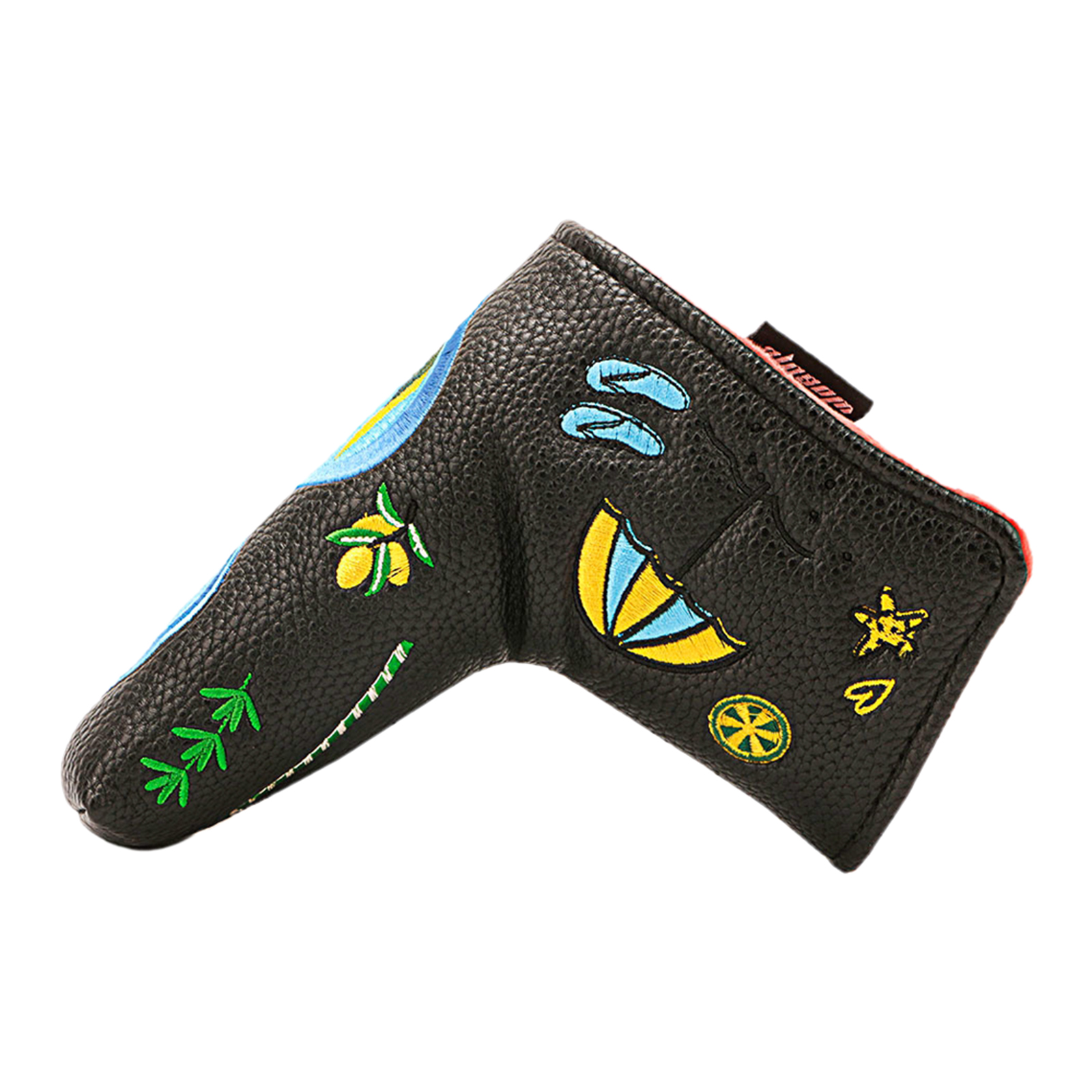 Sport Golf Putter Head Cover Magnetic Closure Summer Elements Design Golf Club Head Cover Fits All Brands