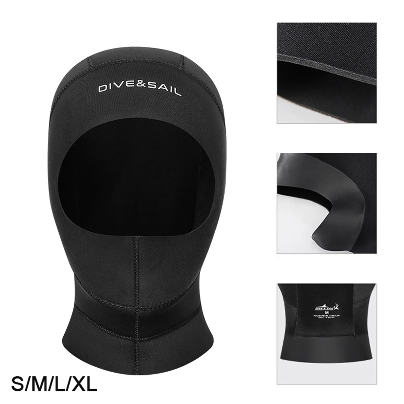 3mm Neoprene Diving Hood Adult Surfing Swimming Hat Winter Head Cover Beanie