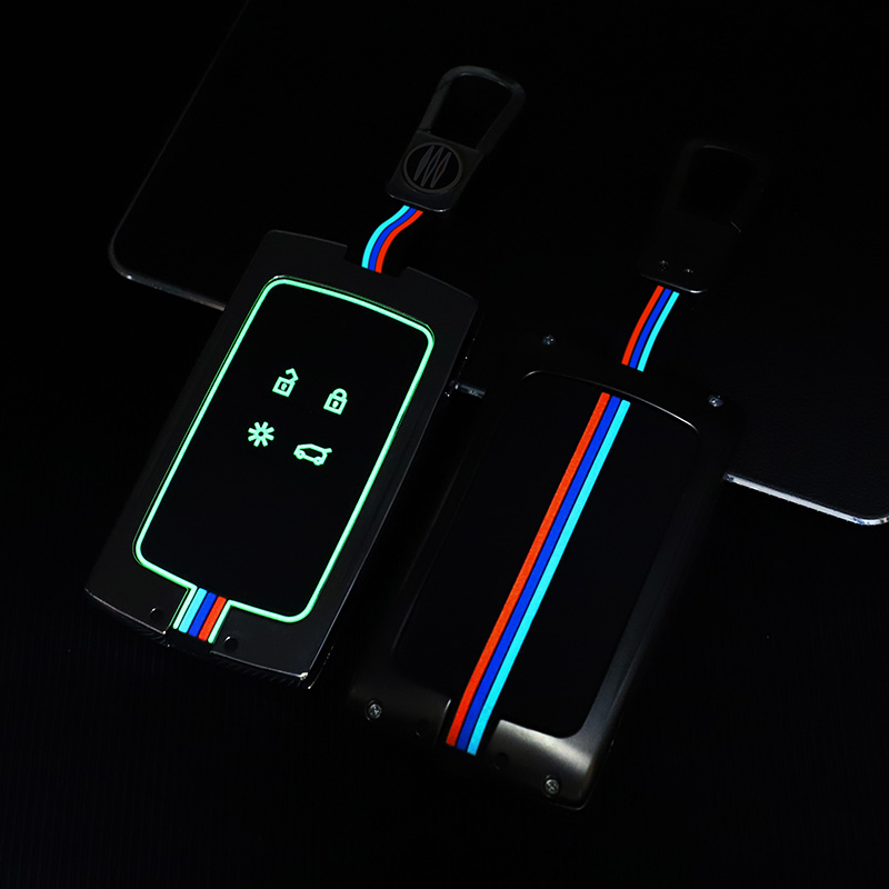 Custodia portachiavi in lega di zinco per Renault Koleos Kadjar Scenic Megane Sandero Espace Clio Captur Kangoo Laguna Talisman Twingo - H204d884093204ffc950d5895143a6622p