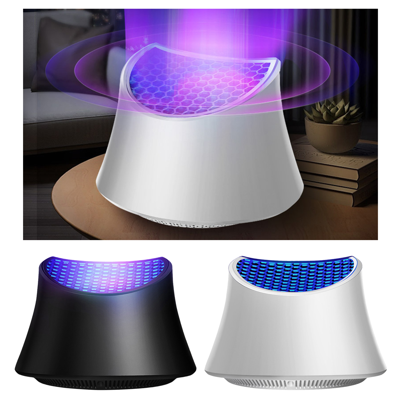 Electric USB Mosquito Insect Killer,Electric LED Light Fly Bug Zapper Catcher Trap Lamp